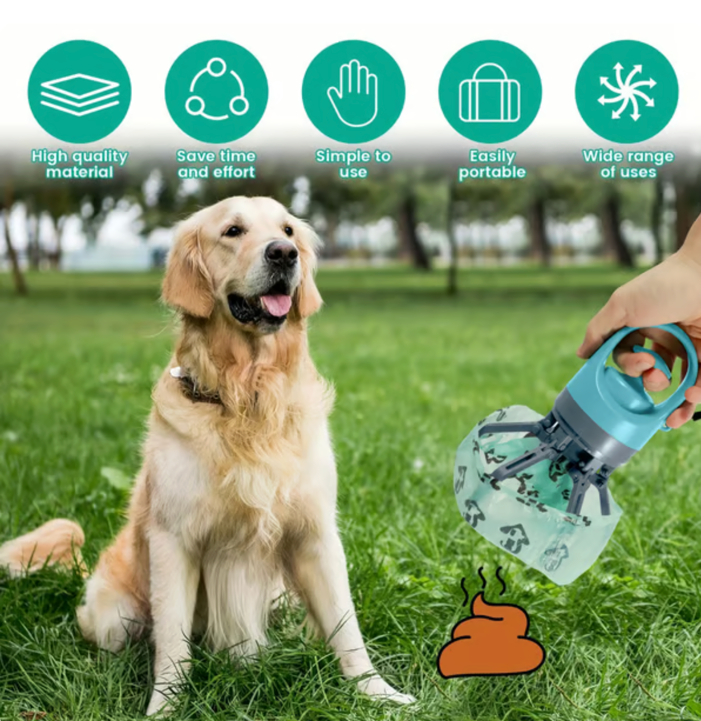 PetPal™  - No-Touch Pooper Scooper