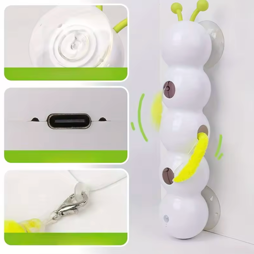 Petpal - PouncePlay Smart Caterpillar Toy