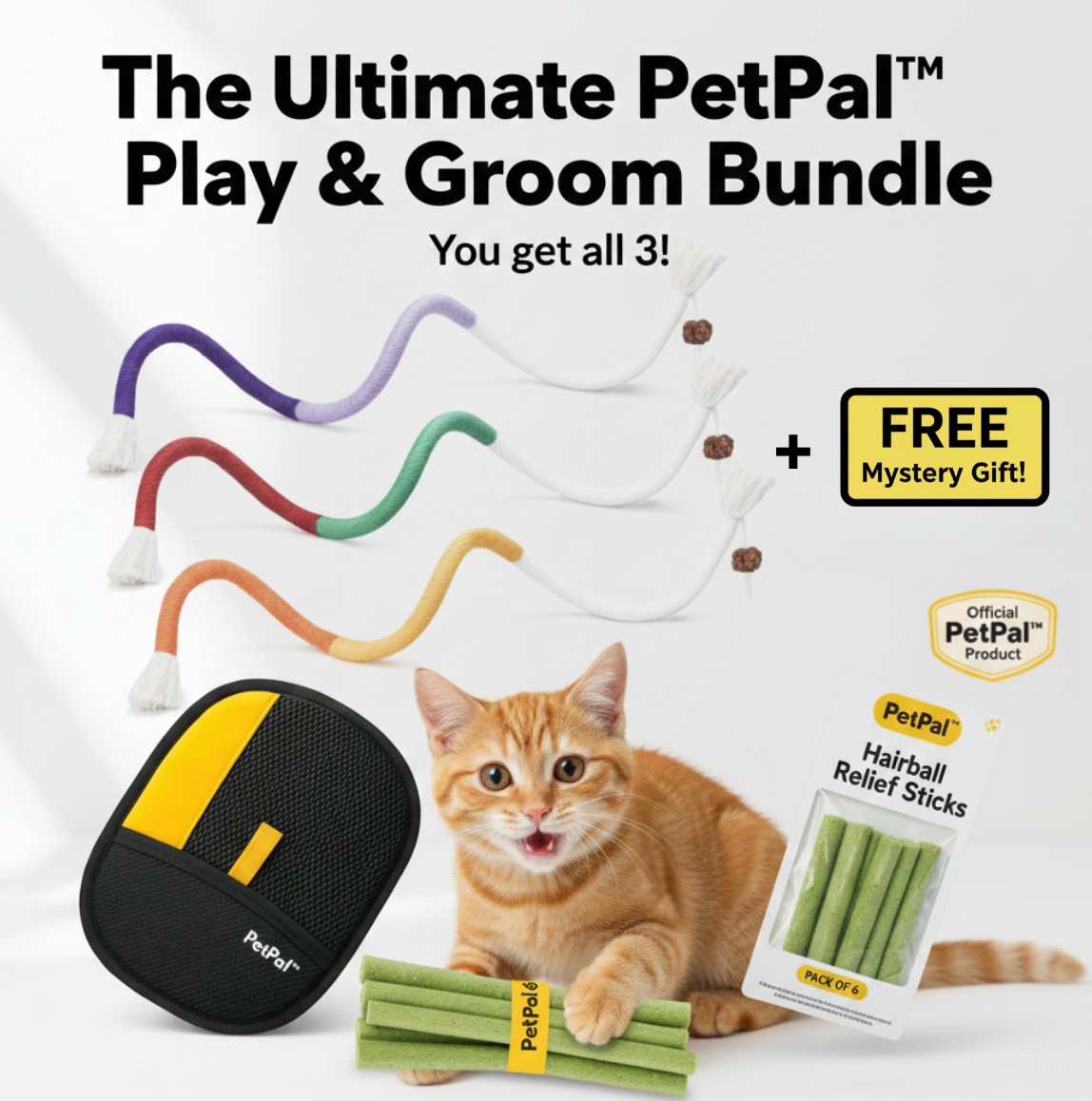 Catnip Teeth Cleaning Rope (Pack Of 3)