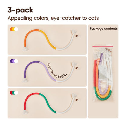 Catnip Teeth Cleaning Rope (Pack Of 3)