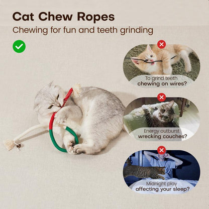 Catnip Teeth Cleaning Rope (Pack Of 3)